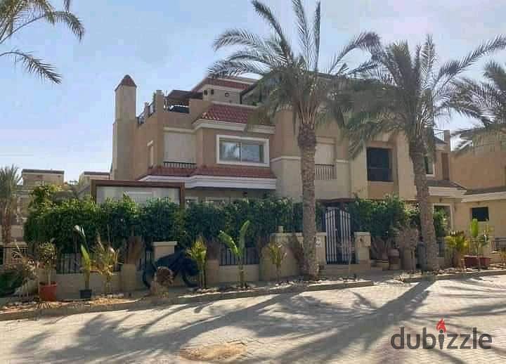 اخر S villa  فى كمبوند SARAI| سراى 239متر سور Xسور مع مدينتى وبجوار المستقبل سيتى بخصم كاش 42% بمقدم 10%واقساط على 8سنين 0