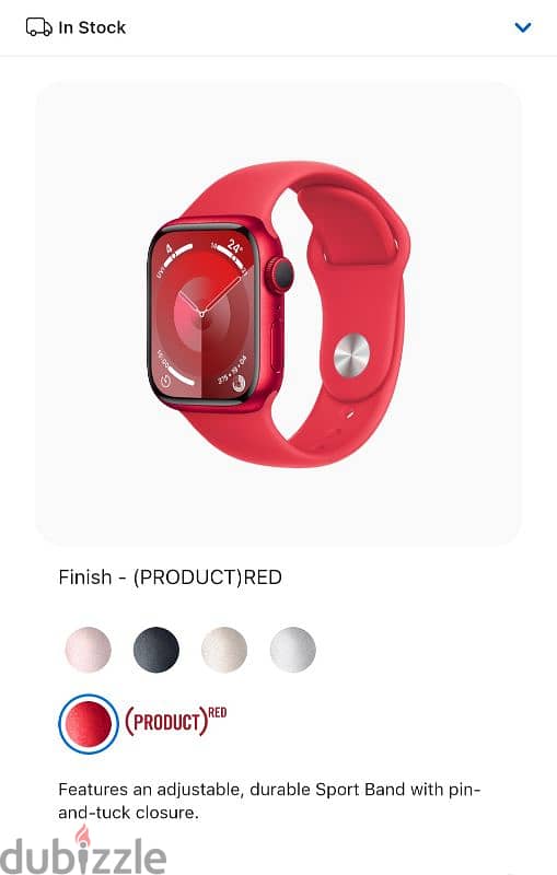 *NEW* Apple watch series 9, 41mm RED 0