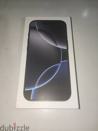 Iphone 16 pro 256gb black titanium new