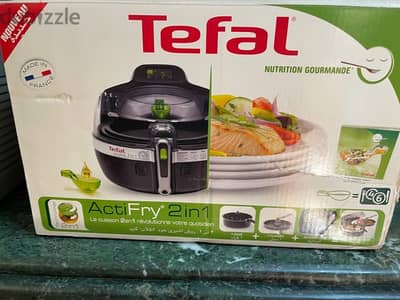 Tefal 2x1, black color