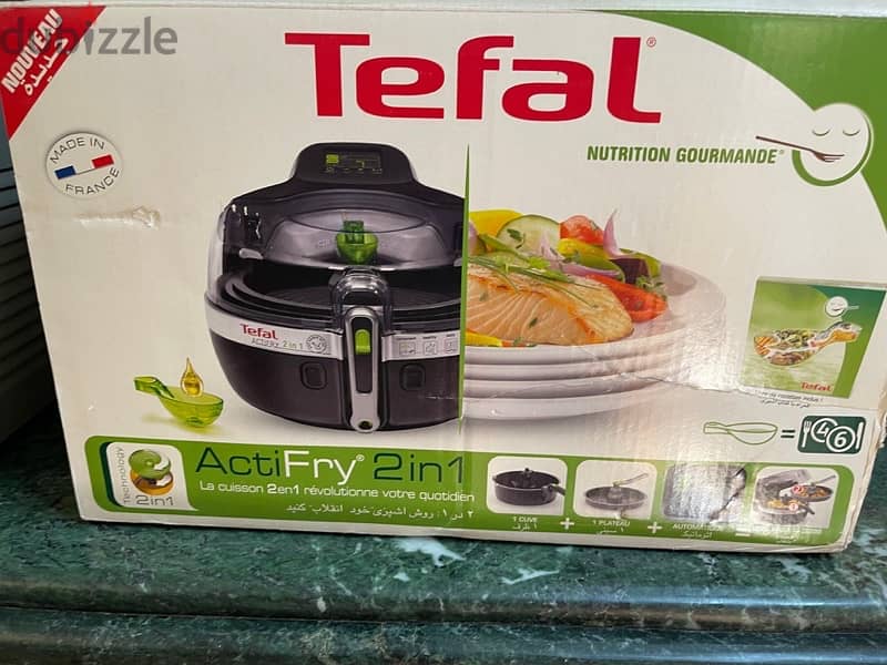 Tefal 2x1, black color 0