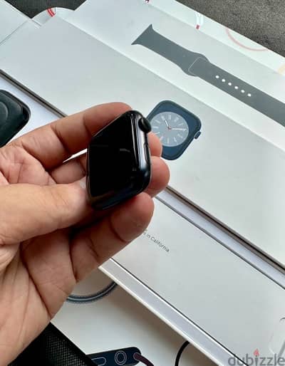 Apple Watch Series 8 (45mm) Midnight Activated only As Newww