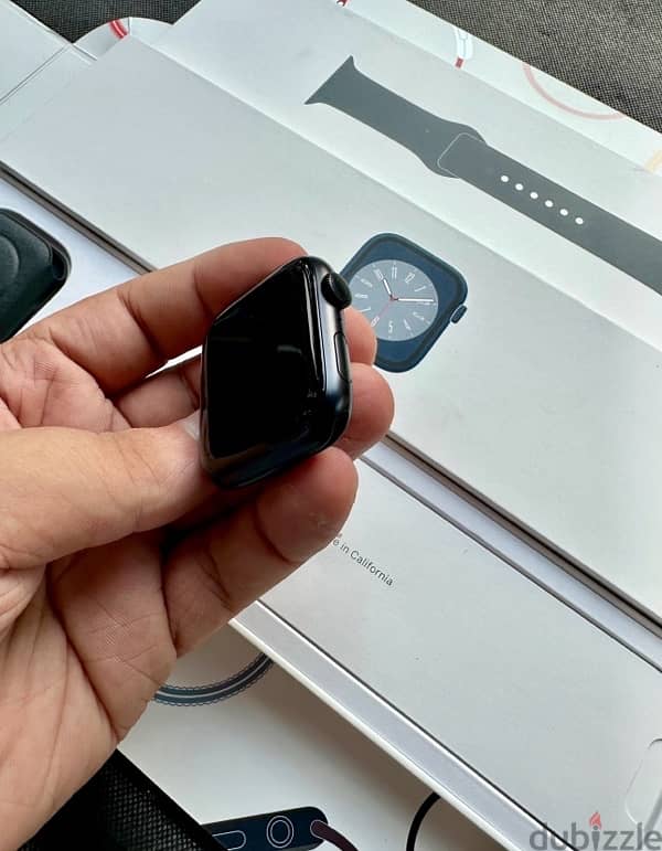 Apple Watch Series 8 (45mm) Midnight Activated only As Newww 0