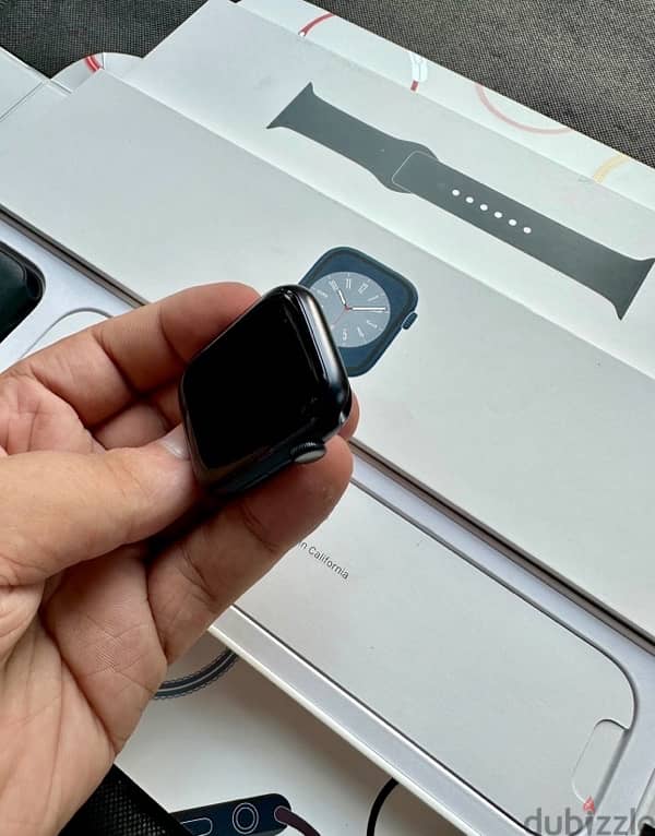 Apple Watch Series 8 (45mm) Midnight Activated only As Newww 2