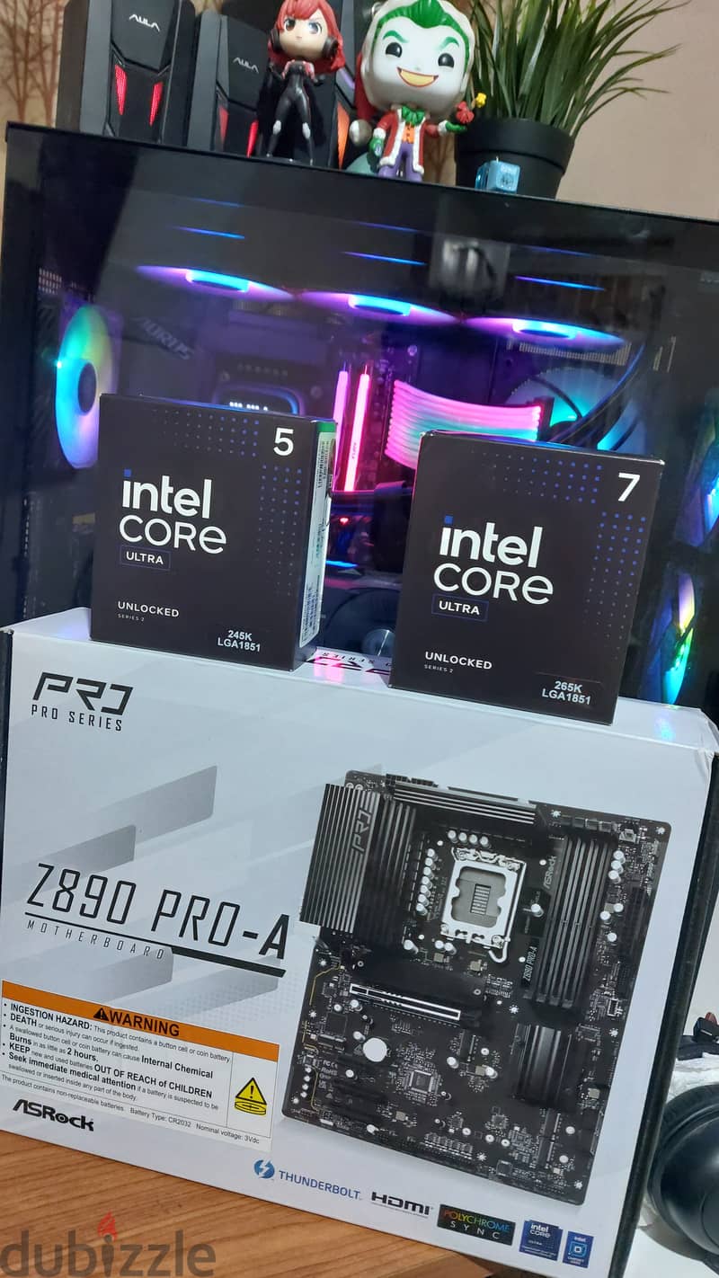 INTEL ULTRA 5 - 245K / Z890 ASROCK PRO A أرخص سعر ف السوق المصري 0