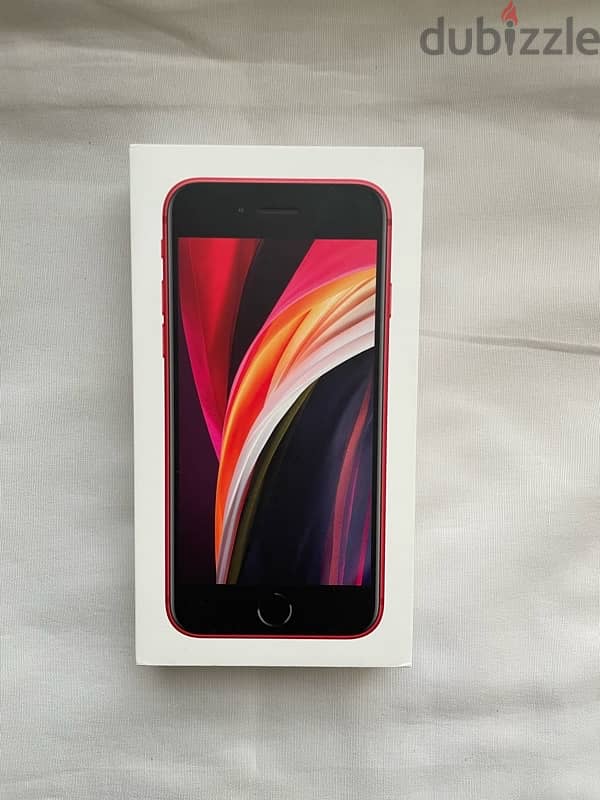 iphone se 2020 red with box and charger from trade line 3