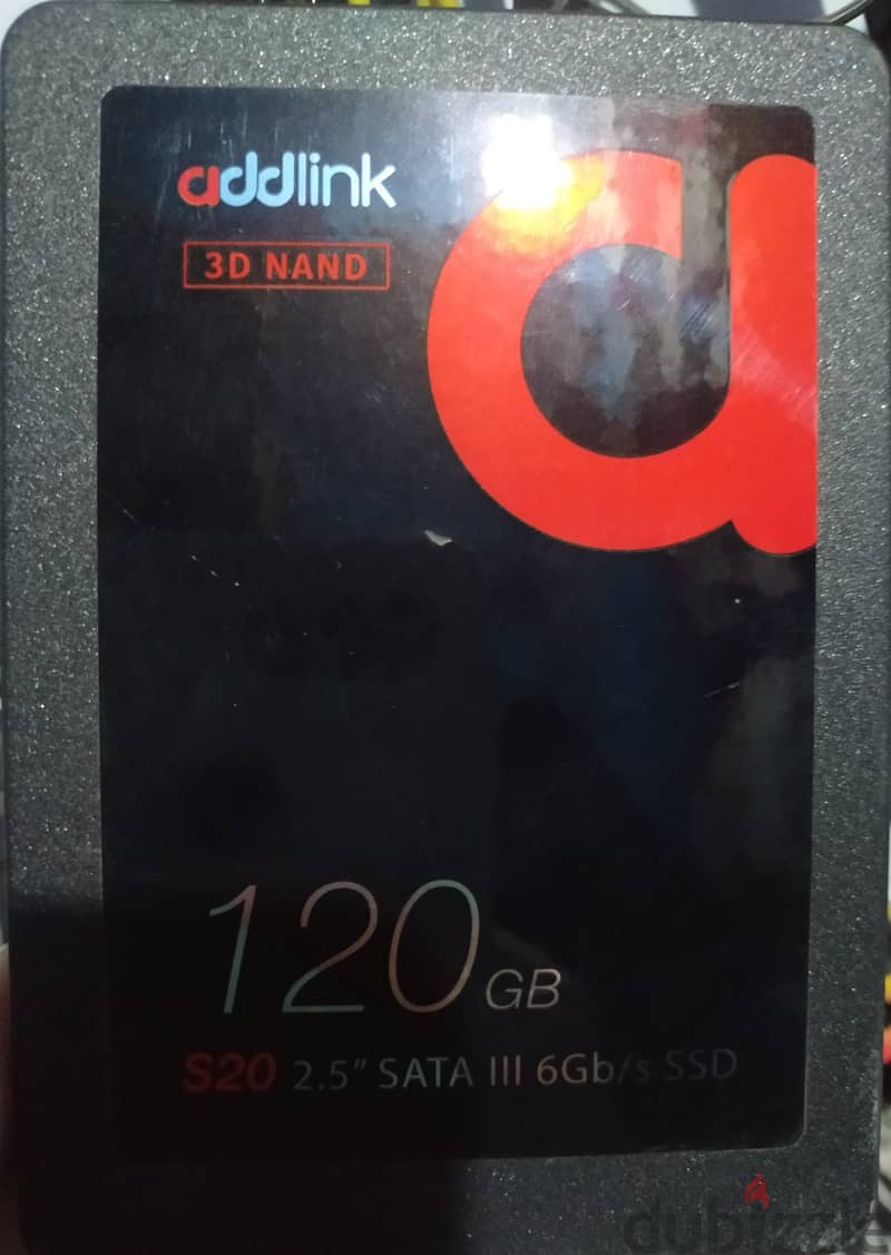 SSD 120GB زيرو وعليه نسخه ويندوز اصليه HDD 0