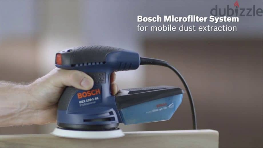 Bosch GEX 125-1 AE PROFESSIONAL أداة السنفرة الدورانية من بوش 5