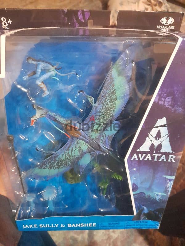 Avatar  jack sully and banchee from mcfarlane 1