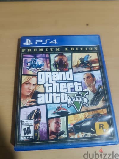 grand theft auto v  premium edition مستعمل زي الجديد