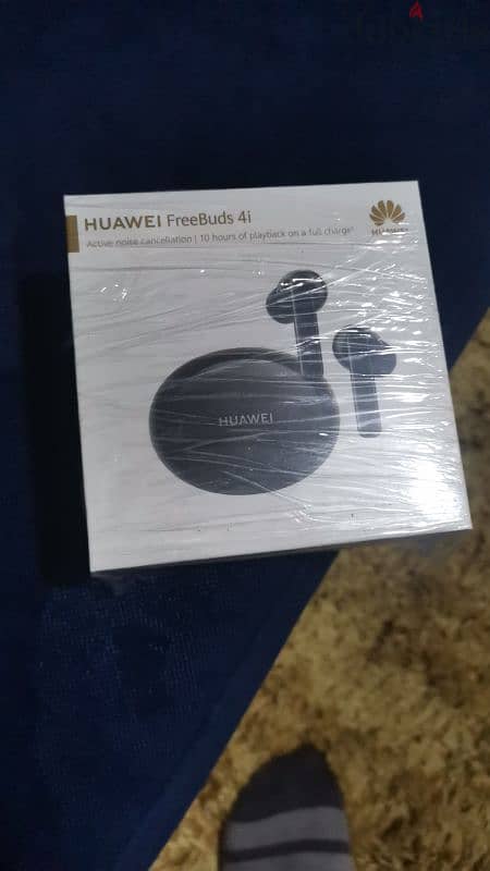 سماعه جديده لم تستخدم من قبل ببرشامتها Huawei free buds 4i 0