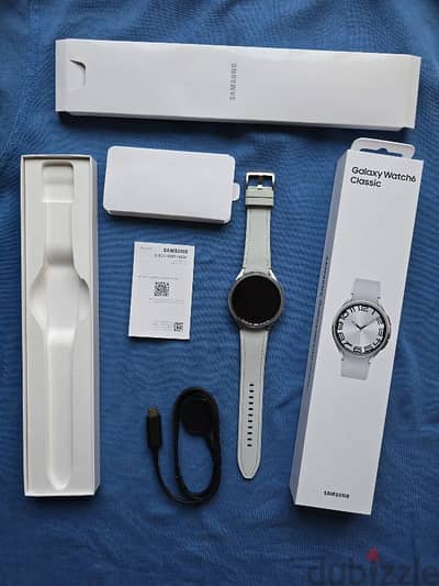 samsung watch classic 6 -47mmساعة سامسونج جديدة