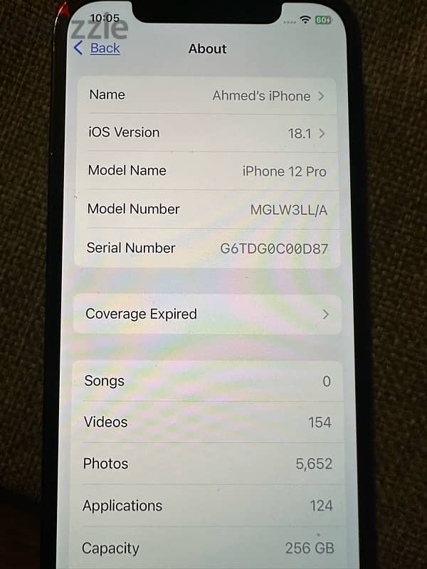 iphone 12 pro 256GB 2