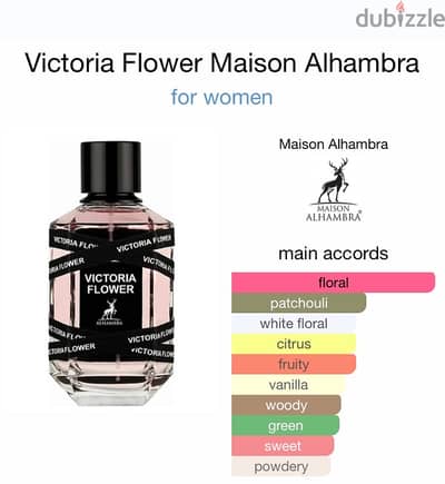 VICTORIA FLOWER EAU DE PARFUM from MAISON ALHAMBRA