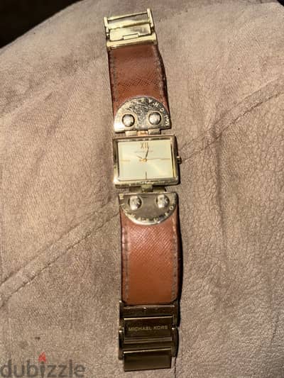 Original Micheal Kors leather gold watch