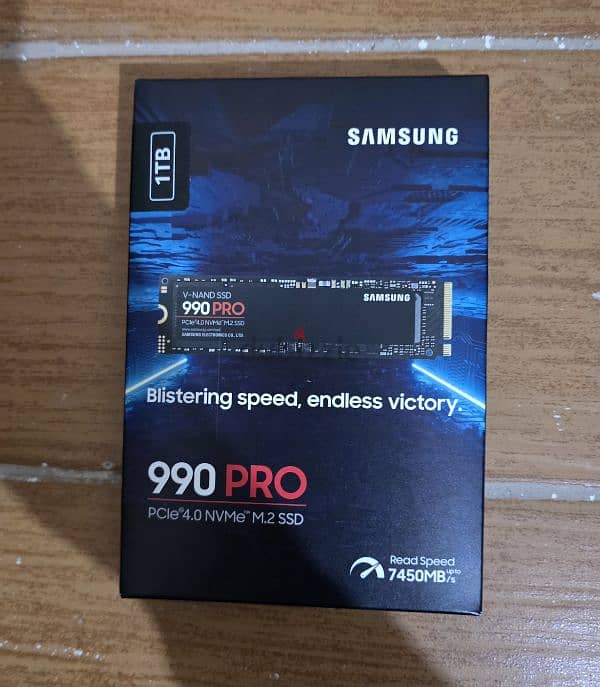 Samsung 990 pro m. 2  1tb new sealed 0