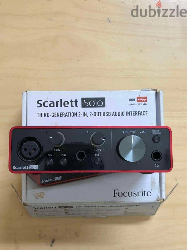 كارت صوت focusrite solo 0