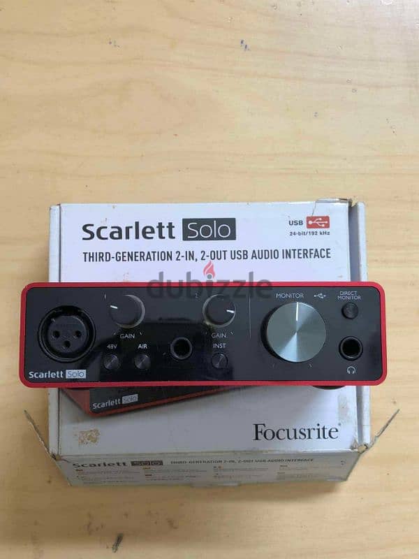 كارت صوت focusrite solo 1