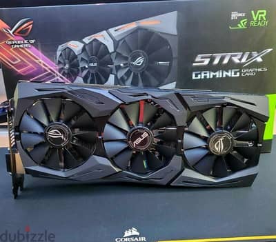 ASUS ROG STRIX GTX 1070 8GB كرت شاشه بحاله ممتازة