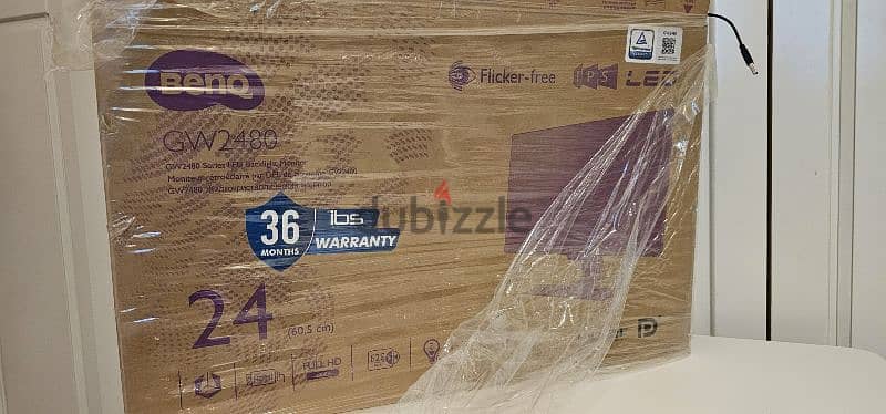 BenQ GW2480T 24 inch eye comfort بحالة ممتازة 1