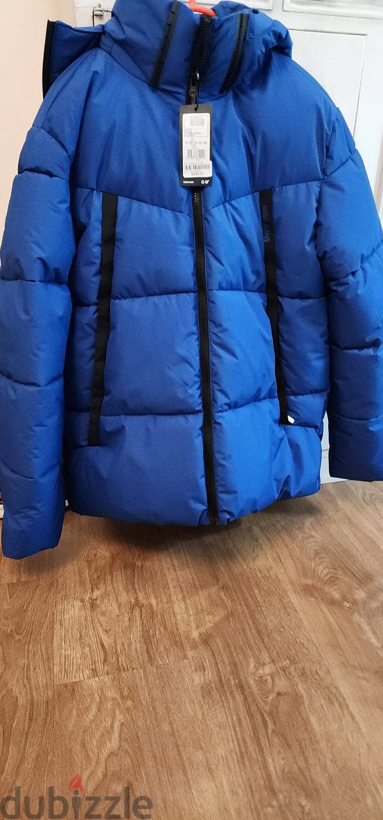 NEW Mavi Blue Puffer Jacket جاكيت مافي أزرق Waterproof 0