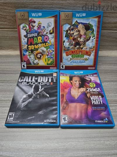 Wii u original Games بدون خربوش جديده