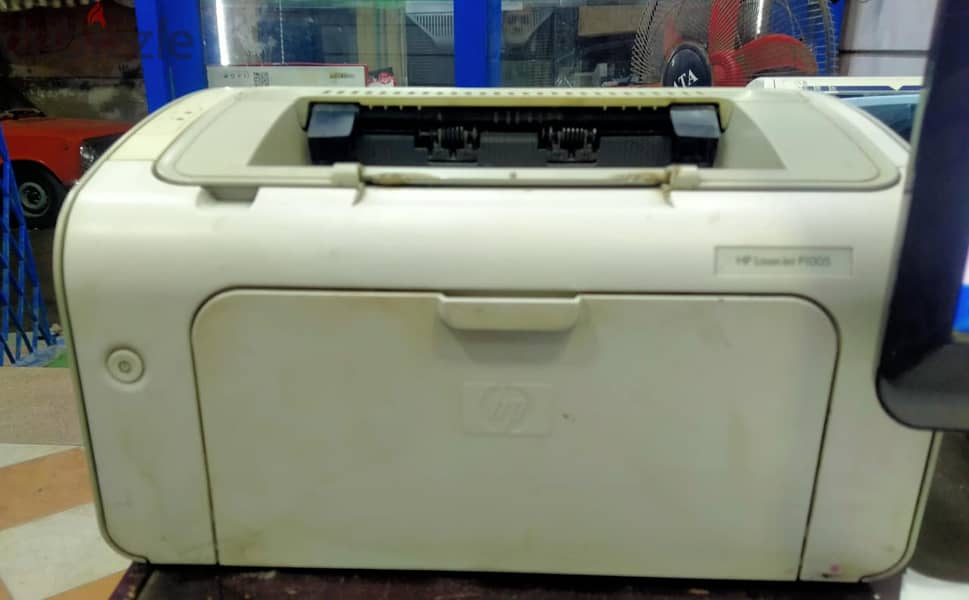 برنتر hp laser jet P1005 ابيض اسود 0