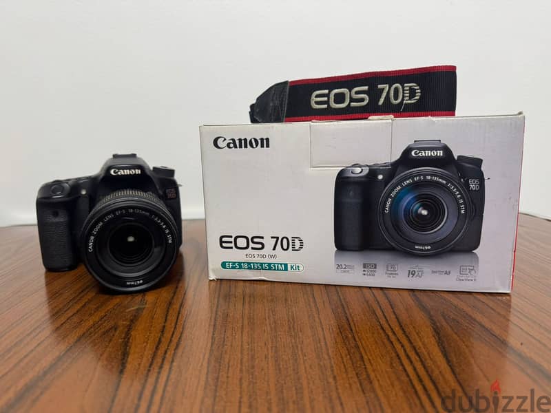 Canon EOS 70D + 18-135mm STM Lens 0