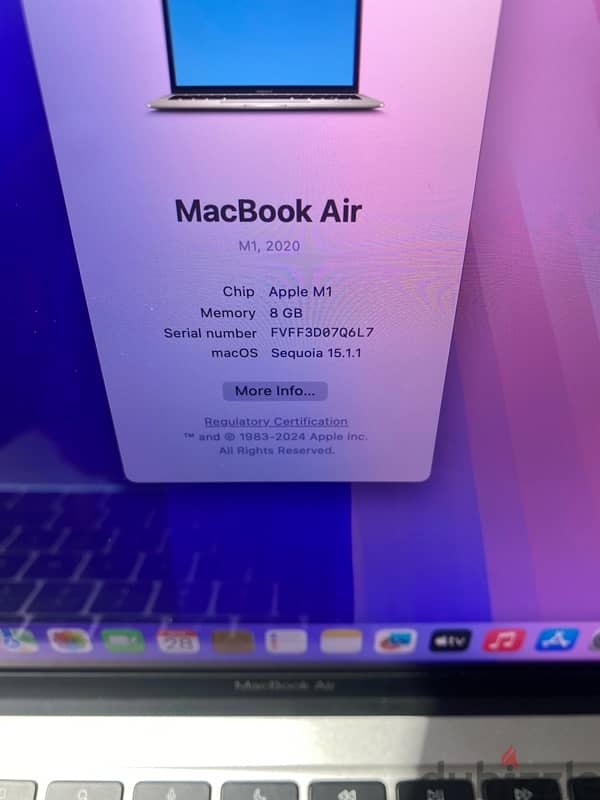 MacBook Air  m1 بالكرتونه 2