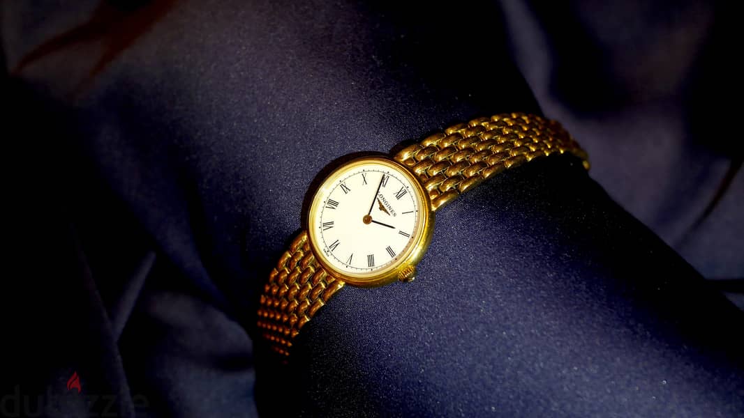 Longines Solid 18K Gold Lady's Watch - لونجين ذهب عيار 18 قيراط 5