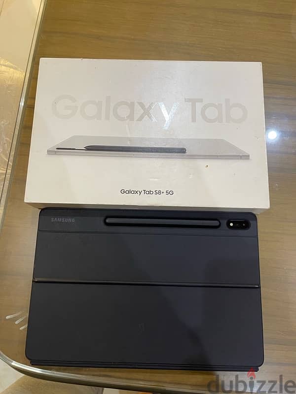 Samsung Galaxy Tab S8 + Plus 5G Full box + Key board سامسونج تاب اس ٨ 2