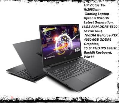 لابتوب HP Victus 15-fb2082wm gaming laptop جديد متبرشم ضمان محلي