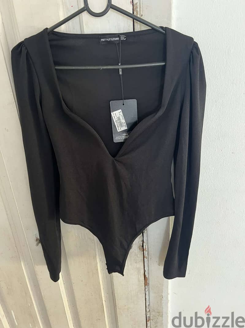 Black Blouse for nights - بلوزه سوداء سهرات من دبي 1