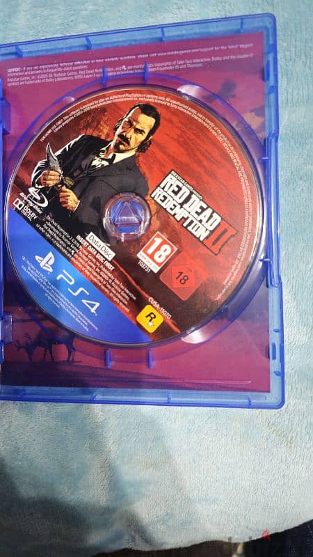 red dead redemption 2 ps4 cd 2