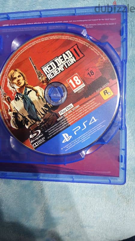 red dead redemption 2 ps4 cd 3