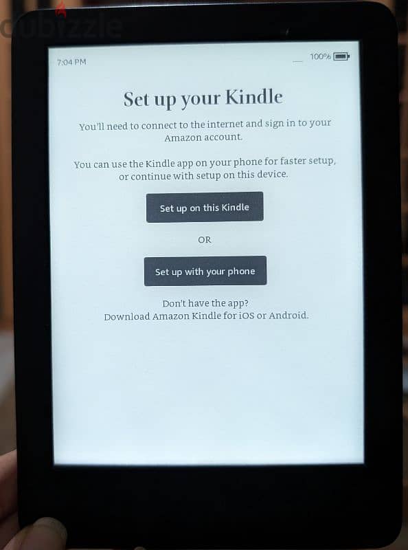 Kindle 10th generation, 6" display with built in light, 8 GB, Wi-Fi 2