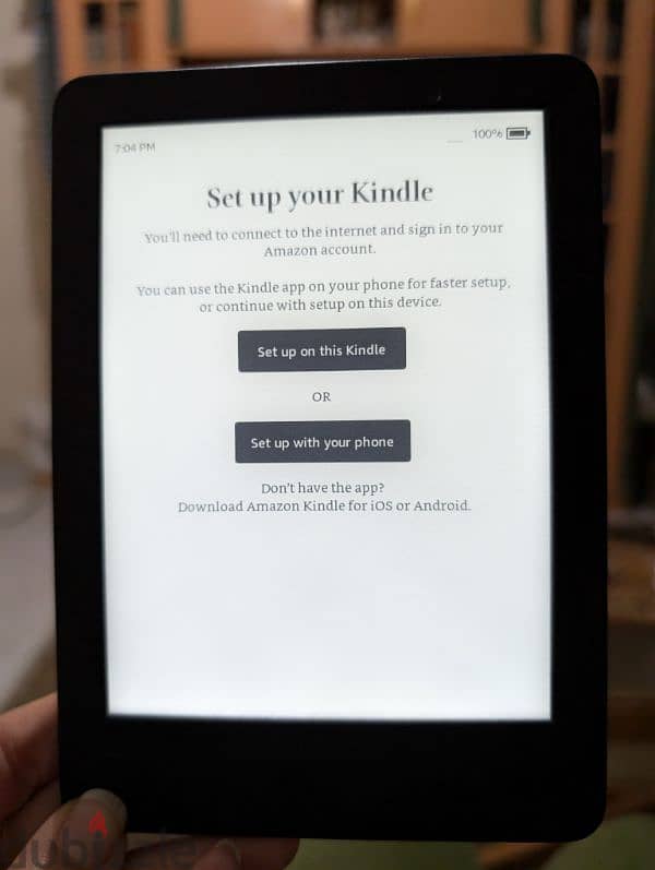 Kindle 10th generation, 6" display with built in light, 8 GB, Wi-Fi 3