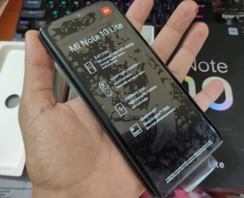 mi note 10 lite شاومي مي نوت 10 لايت زيرو بكل مشتملاته الأورجينال 7