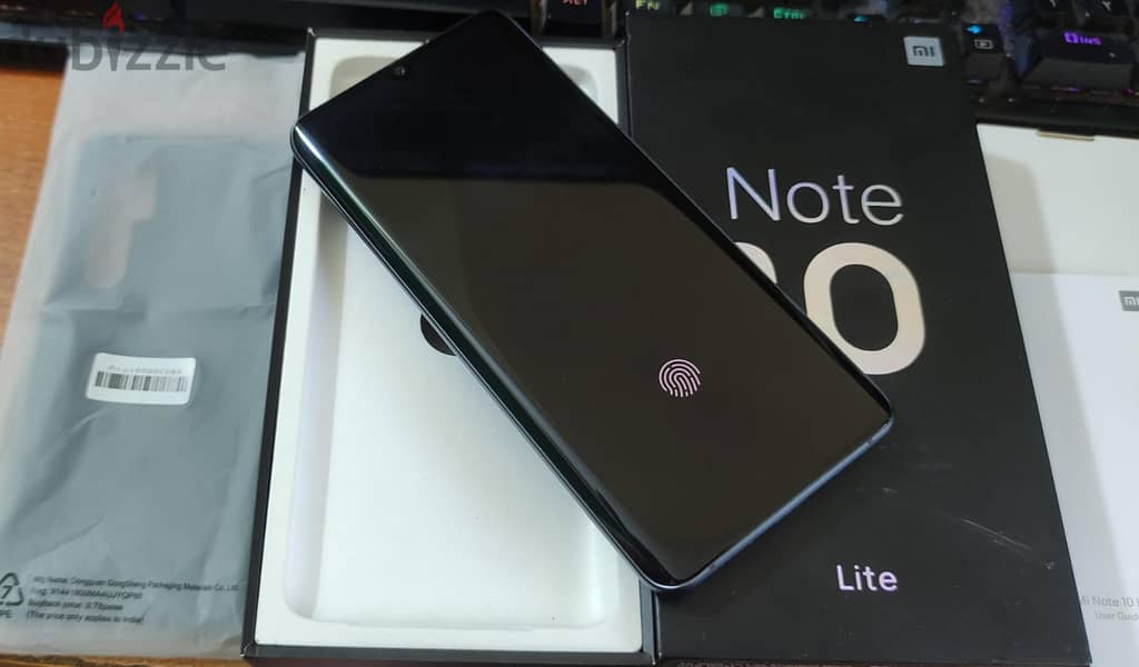 mi note 10 lite شاومي مي نوت 10 لايت زيرو بكل مشتملاته الأورجينال 12