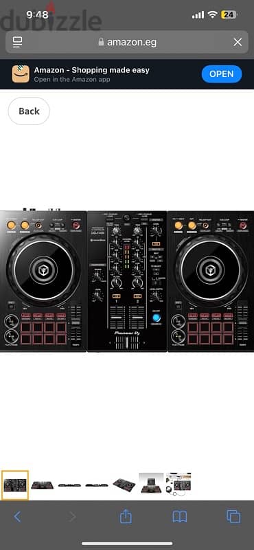 Pioneer DDJ 400 2 Channels Mixer Dj Controller 3