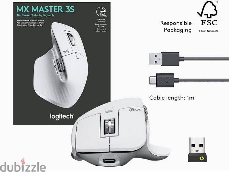 logitech mouse MX MASTER 3S لوجيتيك ام اكس ماستر 0