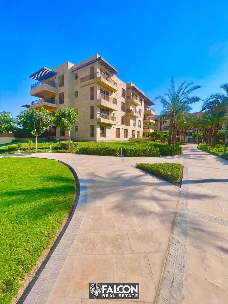 3-bedroom apartment for immediate delivery for sale in the most distinguished phases of Sarai Compound, directly on the Suez Road 0