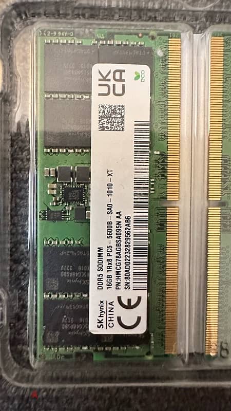 Laptop Ram DDR5 - (2x16GB) - 5600 Mhz 0