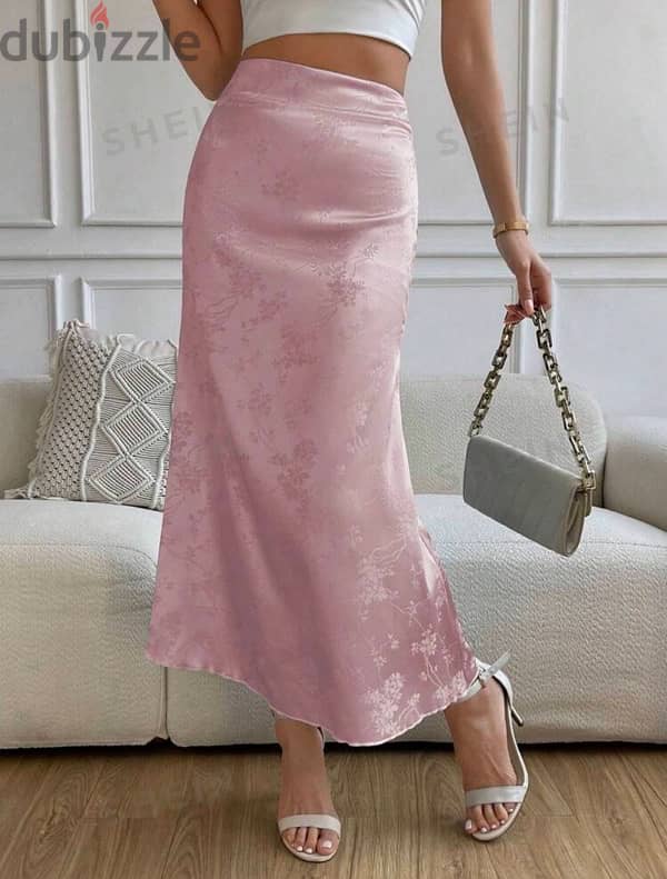 satin skirt جيبة تنورة ساتان 0