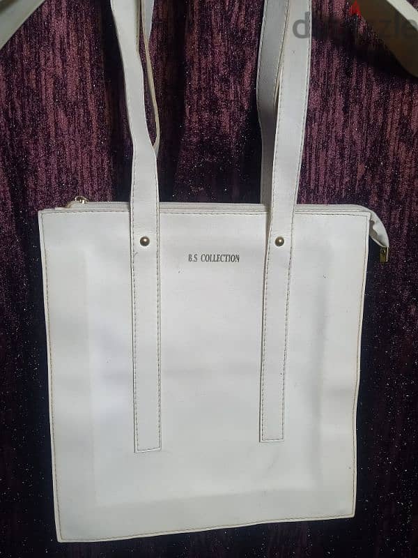 white tote bage 0