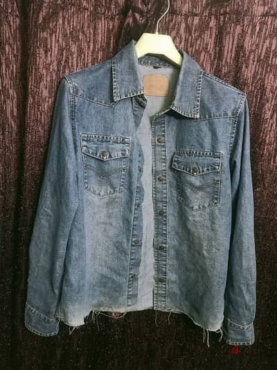 levi denim jacket  جاكيت چينز