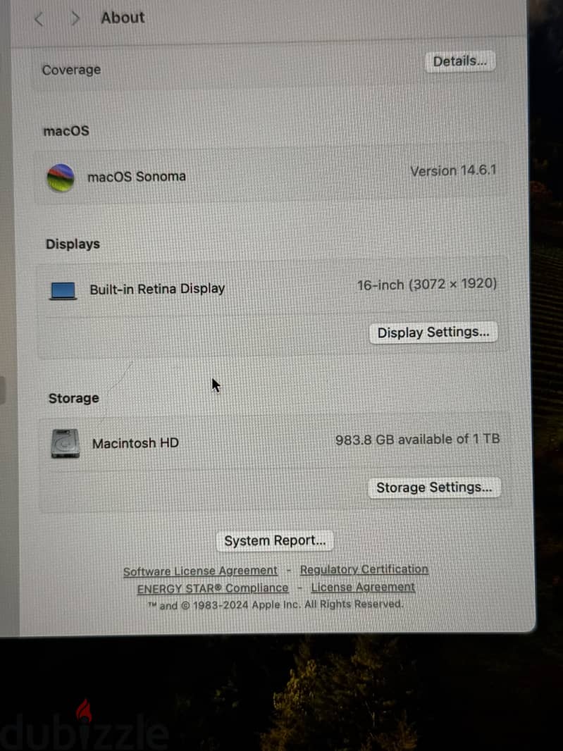 MacBook Pro 16 inch i9 2019 1TB 3