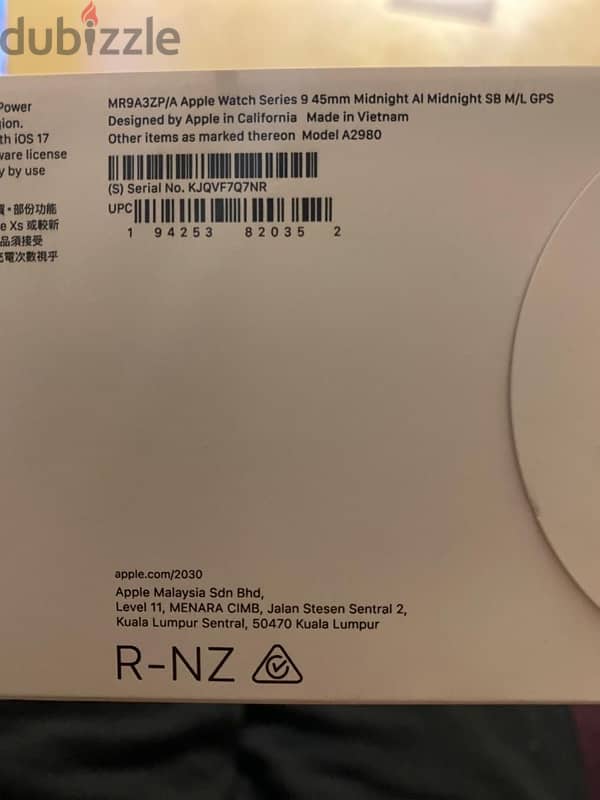 Apple watch series 9, 45 mm, Midnight - Sealed 4