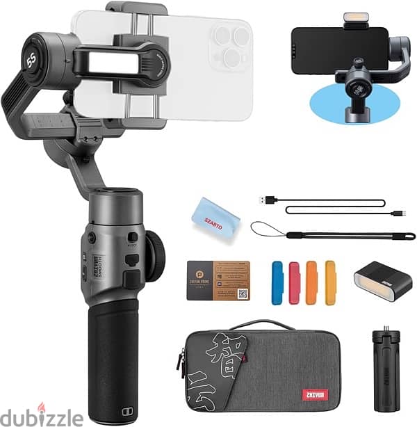 Zhiyun smooth 5s مانع اهتزاز 1