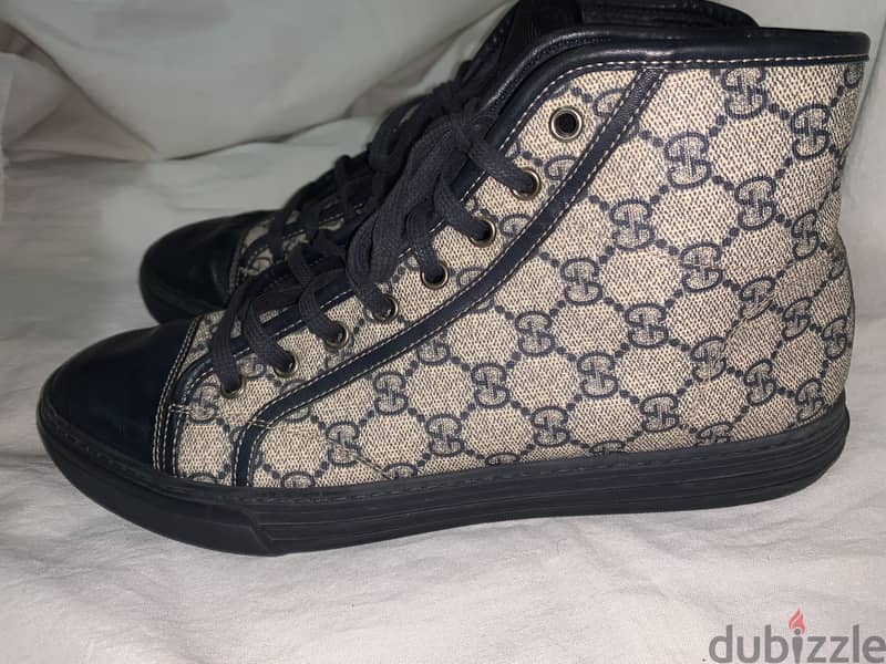 Gucci California GG High 'Beige Blue' Size 9.5 (28.5 CM) like new 5